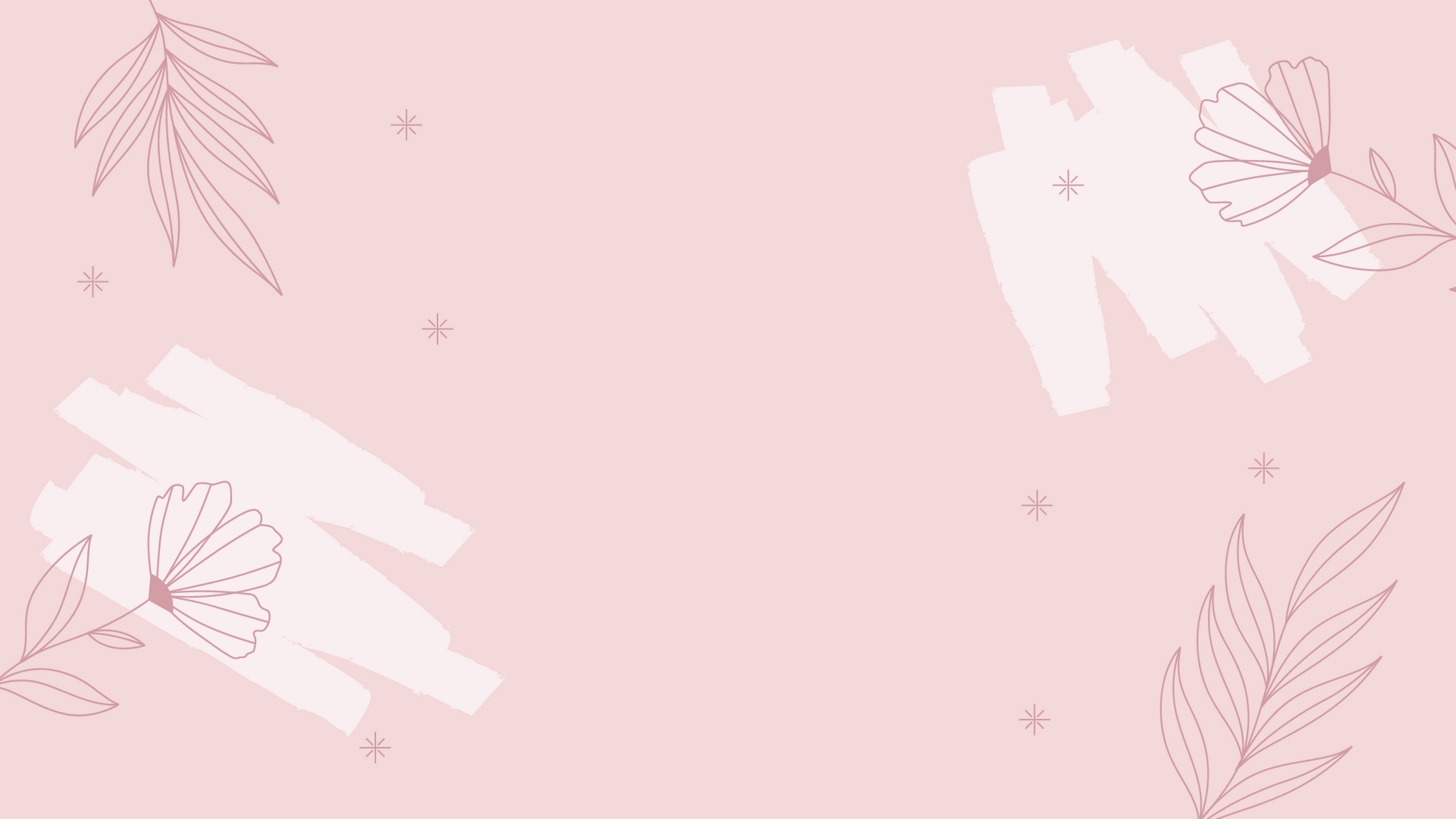 Minimal beige background with floral line art.